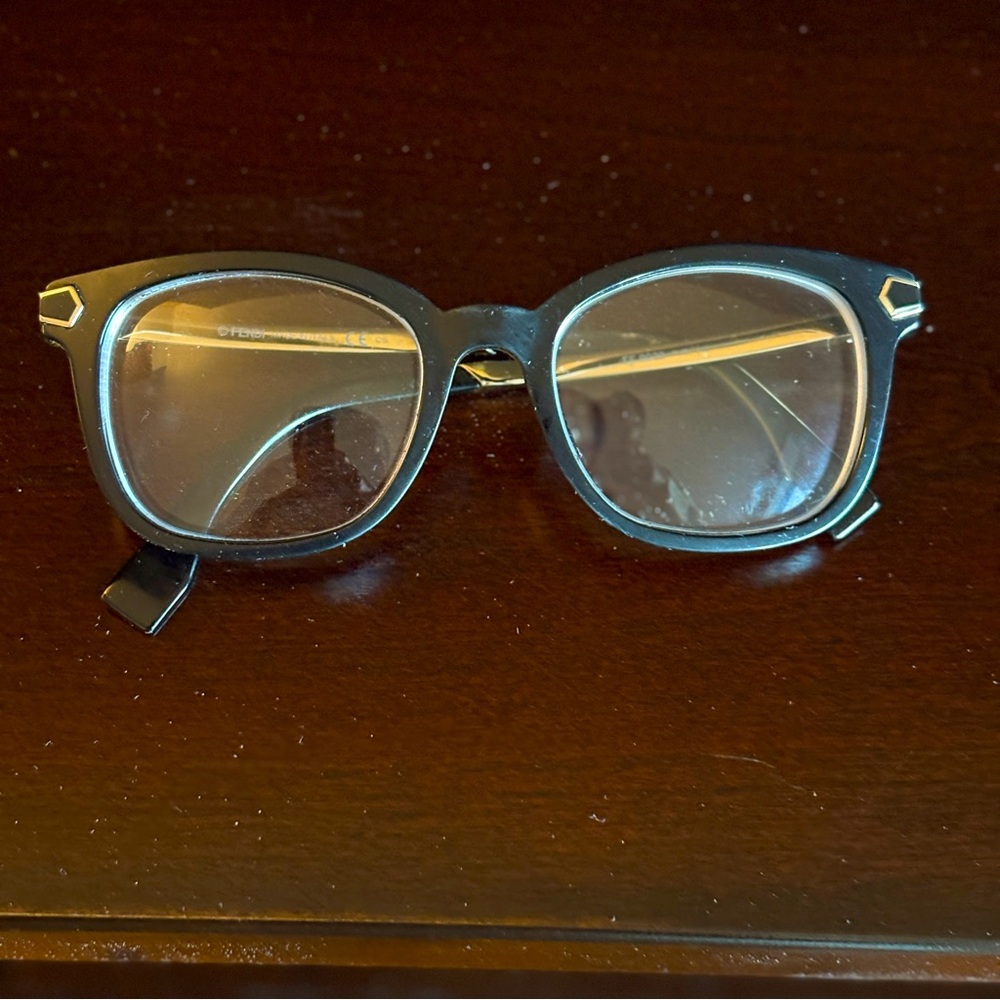 2 pair of FENDI Eyeglasses Black & Brown
